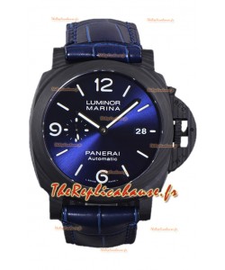 Panerai Luminor Marina Carbotech PAM1664 Boîtier carbone Blue Notte Réplique suisse miroir 1:1
