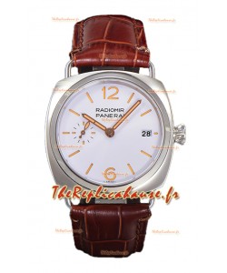 Panerai Radiomir PAM1292 Quaranta 40MM Acier 904L Cadran Blanc Montre réplique 1:1