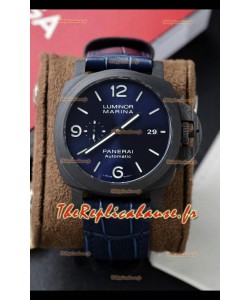 Panerai Super Clone Luminor PAM1664 Automatique Cadran Bleu 42MM Carbotech Réplique Suisse