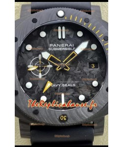 Panerai Submersible PAM01324 Carbotech GMT Navy Seals Edition Réplique Miroir 1:1 44MM