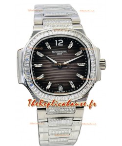 Patek Philippe Nautilus 7118 35MM 1:1 Acier inoxydable Cadran gris Montre Réplique miroir 1:1