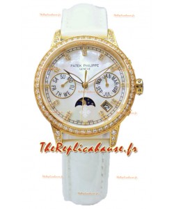 Patek Philippe Grand Complications Ladies Premier Calendrier Perpétuel Or Jaune Montre Réplique Suisse 