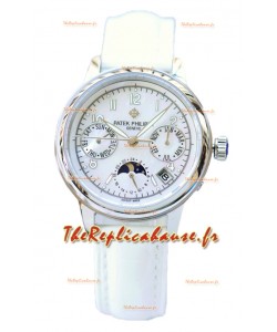 Patek Philippe Grand Complications Ladies Premier Calendrier Perpétuel Boîtier Acier Montre Suisse Réplique