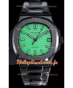 Patek Philippe Nautilus 5711 AET remoulé Céramique Noire Edition Cadran Vert Réplique Montre Suisse