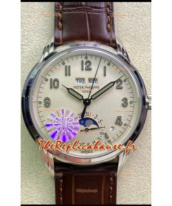 Patek Philippe Grand Complications 5320G-001 Réplique Suisse 1:1 Miroir Cadran Blanc Laiteux 