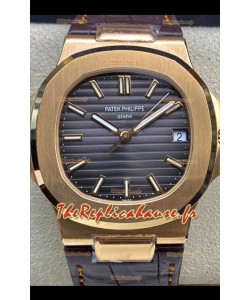 Patek Philippe Nautilus 5711R 904L Acier 2023 Miroir Actualisé Réplique Montres - Cadran Gris