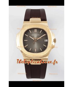 Patek Philippe Nautilus 5711/1R-001 Réplique 1:1 en Acier 904L Cadran Rose Or brun