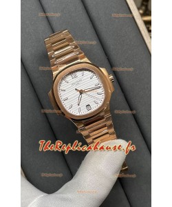 Patek Philippe Nautilus 7118/1200R-001 35MM Montre réplique 1:1 suisse en cadran blanc 