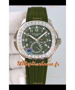 Patek Philippe Super Clone Aquanaut 5164A Montre réplique suisse Cadran vert 