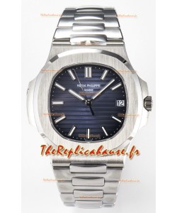 Patek Philippe Super Clone Nautilus 5711G-001 904L Acier Cadran Bleu 