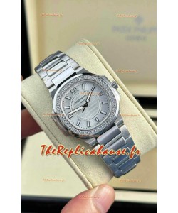 Patek Philippe Nautilus Super Clone 7010 32MM Réplique 1:1 Cadran acier 