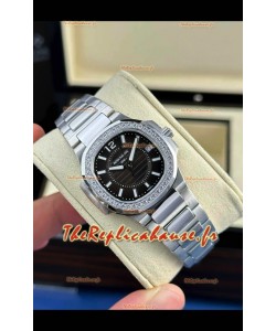 Patek Philippe Nautilus Super Clone 7010 32MM Réplique 1:1 Cadran Noir 