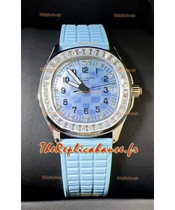Patek Philippe Super Clone Aquanaut LUCE 5072-001 Automatique en Cadran Bleu 35MM