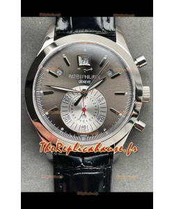 Patek Philippe Super Clone 5960P Chronographe à calendrier annuel Cadran acier Réplique de montre suisse 1:1