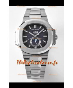 Patek Philippe Nautilus 5726A en cadran noir Réplique 1:1 Version 2023 actualisée