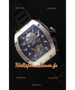 Montre Richard Mille RM001 Evolution Tourbillon Suisse Etui en acier brossé Répliquée