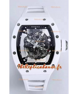 Richard Mille RM055 Montre Super Clone à Tourbillon Authentique et Boîtier Céramique