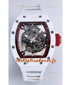 Richard Mille RM055 Montre Super Clone à Tourbillon Authentique et Boîtier Céramique