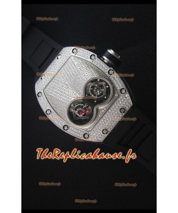 Richard Mille RM053 Tourbillon Pablo Mac Donough Montre Réplique Suisse en Titane
Sangle Noire