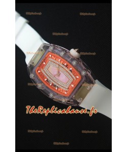 Richard Mille RM07-02 Sapphir Ladies Montre Réplique Suisse avec Cadran Rose Perlé