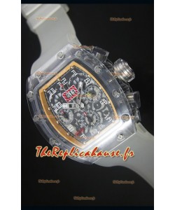 Montre avec Lunette Chronographe Beige Richard Mille RM056-1 Tourbillon Felipe Massa