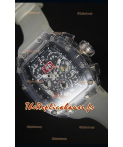 Montre avec Lunette Chronographe Noire Richard Mille RM056-1 Tourbillon Felipe Massa