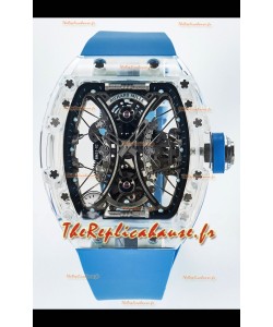 Richard Mille Super Clone RM53-01 Pablo Mac Donough Boîtier saphir avec mouvement tourbillon original