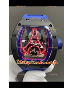 Richard Mille RM52-03 Paris Saint-Germain Tourbillon Céramique noire Réplique Montre Suisse
