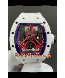 Richard Mille RM52-03 Paris Saint-Germain Tourbillon Céramique Blanche Réplique Montre Suisse