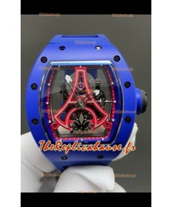 Richard Mille RM52-03 Paris Saint-Germain Tourbillon Bleu Céramique Réplique Montre Suisse