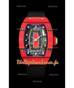Richard Mille RM07 Boîtier carbone rouge Montre réplique suisse 1:1 Superclone