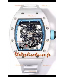 Montre Richard Mille Super Clone RM055 Boîtier Céramique avec Tourbillon Véritable 