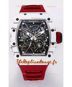 Richard Mille RM35-01 Rafael Nadal - Montre Super Clone Tourbillon Véritable - Boîtier en Fibre de Carbone