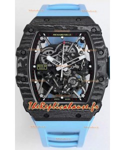 Richard Mille RM35-02 Rafael Nadal - Boîtier en fibre de carbone avec Tourbillon Véritable - Montre Super Clone