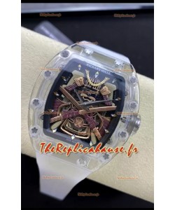 Richard Mille RM47 Montre à boîtier saphir avec mouvement automatique suisse 