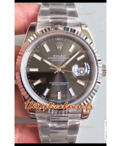 Montre Rolex Datejust 41MM Mouvement Cal.3135 Réplique Suisse en acier 904L cadran gris