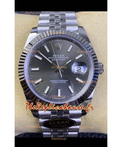 Montre Rolex Datejust 41MM Mouvement Cal.3135 Réplique Suisse en 904L cadran gris