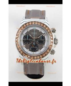 Montre Rolex Daytona Super Clone DiW White CarboQuartz Edition, réplique suisse