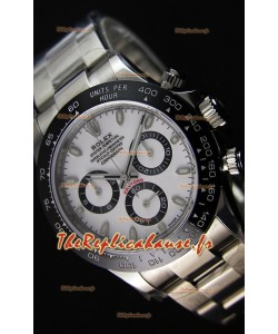 Montre Rolex Cosmograph Daytona 116500LN Cadran Blanc Mouvement Original Cal.4130 — Montre en acier ultime 904L 