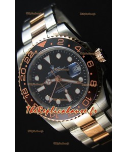 Montre Rolex GMT Masters II 126711CHNR Everose Gold Etui en acier Oyster Suisse Répliquée à l’identique 1:1