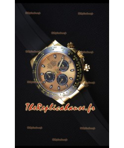Rolex Daytona 116515 Everose Montre Réplique Suisse Miroir 1:1 en Or Jaune