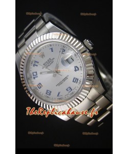Rolex Datejust II 41MM avec Mouvement Cal.3136 Montre Réplique Suisse avec chiffres arabes