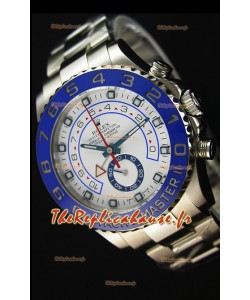 Rolex Yachtmaster II Acier Inoxydable Ref.116680 Montre Réplique 1:1 Miroir (Édition Chronomètre fonctionnel)