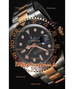 Rolex GMT Masters II 126711CHNR acier et or bicolore Or rose Montre Réplique Suisse - Ultime Acier 904L