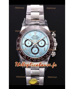 Rolex Daytona 116506 BLEU GLACE ARABE Cadran Chiffres Cal.4130 Mouvement - Ultime montre en acier 904L