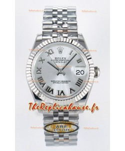 Montre Rolex Super Clone Datejust Mouvement ETA 2688 Boîtier acier inoxydable et cadran romain 31MM 