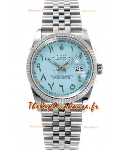 Rolex Datejust M126234 36MM ETA3235 Cadran Bleu Tiffany - Boîtier Acier 904L 