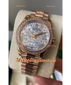 Rolex Datejust M278248 31MM Réplique Suisse en Or - Cadran Motif Qualité Miroir 1:1