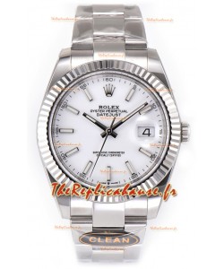 Rolex Datejust 126334 41MM ETA3235 72 Heures Cadran Blanc huitre Réplique 1:1 