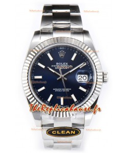 Rolex Datejust 126334 41MM ETA3235 72 Heures Cadran Bleu Oyster Réplique miroir 1:1